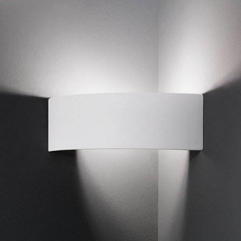 Hjørne-vegglampe Arco