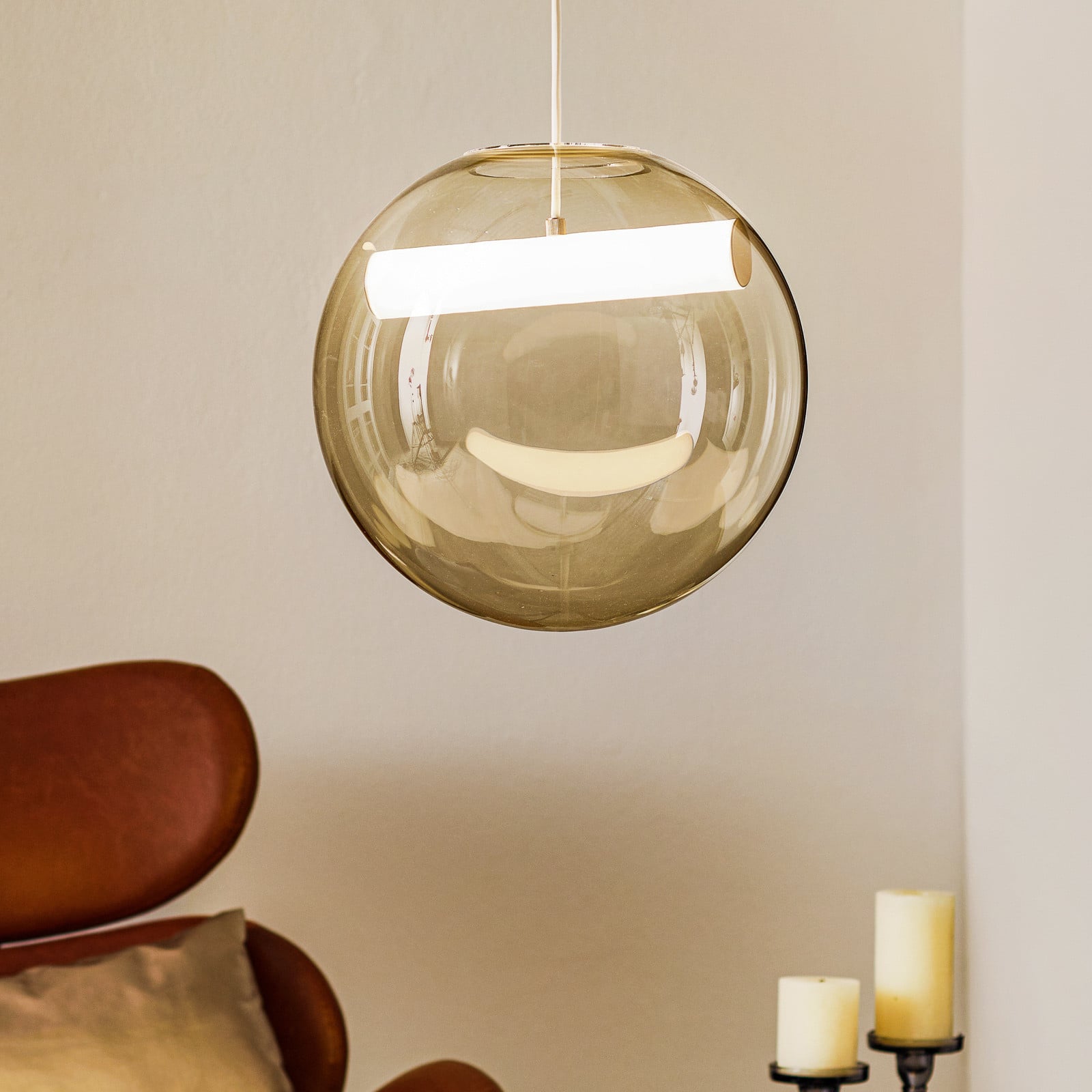 Reveal Pendelleuchte Ø35 Northern - Wohnzimmer - Design - Glas - Kugel