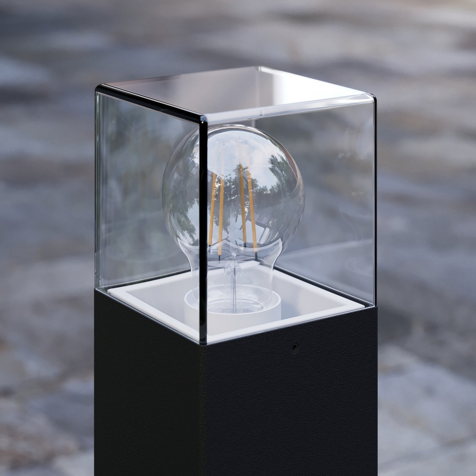 Lucande Keke soklová lampa, výška 50 cm