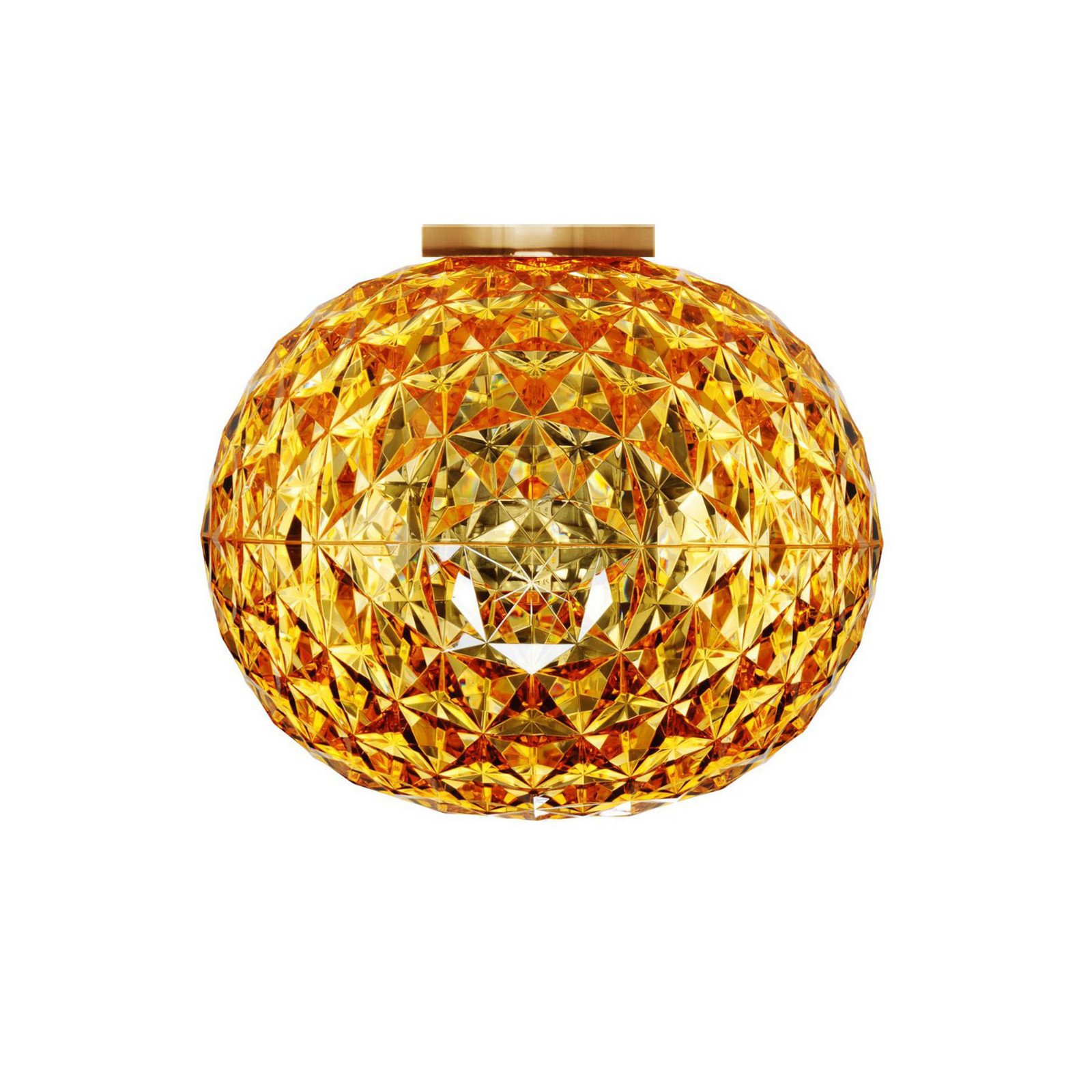 Kartell plafonieră LED Planet chihlimbar Ø 31 cm - Camera de zi / sufragerie - design - Plastic