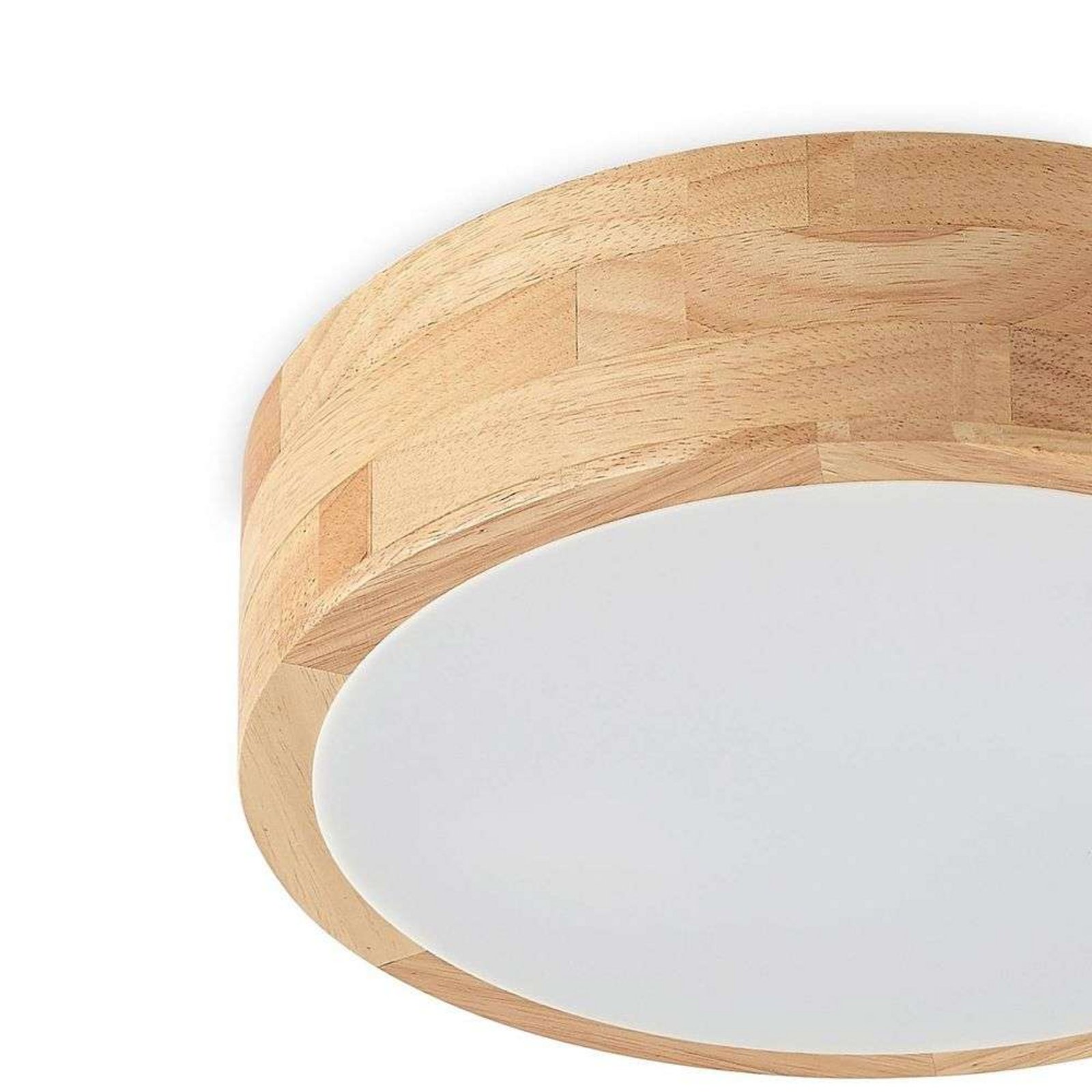 Tanju Stropní Lampa Ø30 Wood/White - Lindby