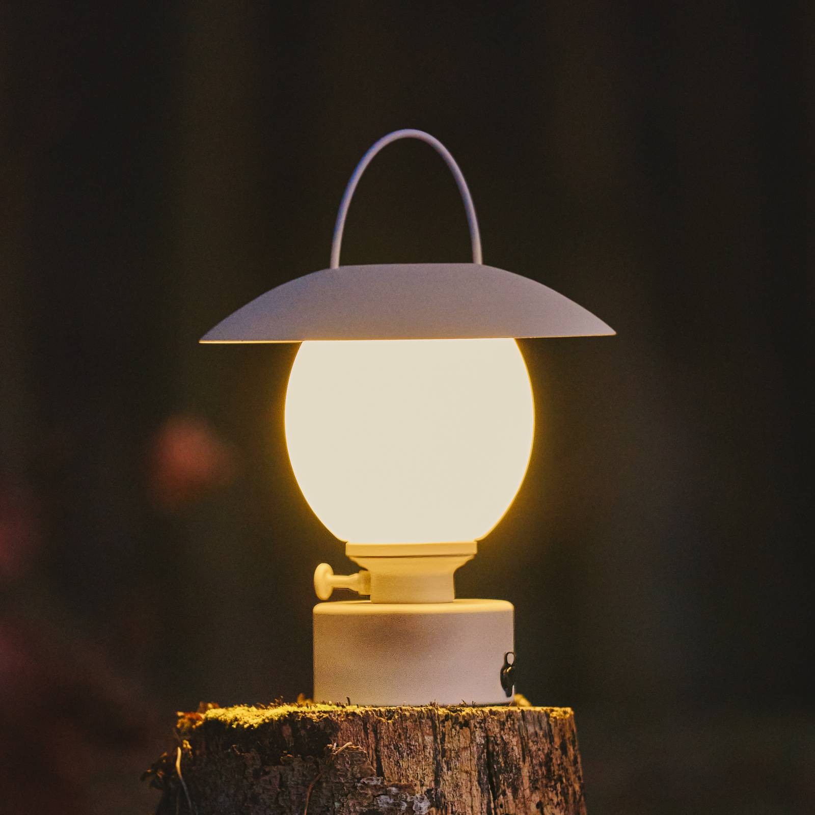By Rydéns Castro lanterne batterie LED IP44 beige