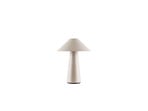 Globen Lighting Akku-Tischlampe Cannes, beige, 26 cm IP44