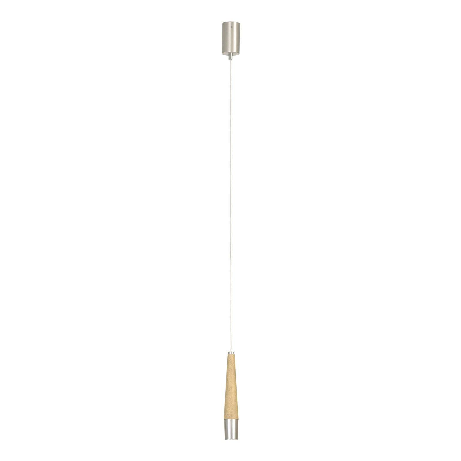 HerzBlut Conico függő lámpa, tölgy natúr egy izzós