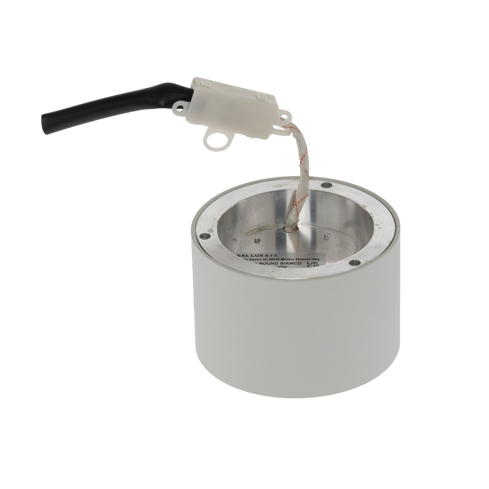Ideal Lux downlight Spike Redondo, blanco, aluminio, Ø 10 cm Ideal Lux downlight Spike Redondo, blanco, aluminio, Ø 10 cm