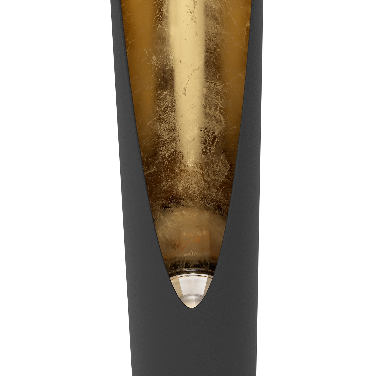 Lámpara de mesa LED Barbotto en negro/oro Lámpara de mesa LED Barbotto en negro/oro