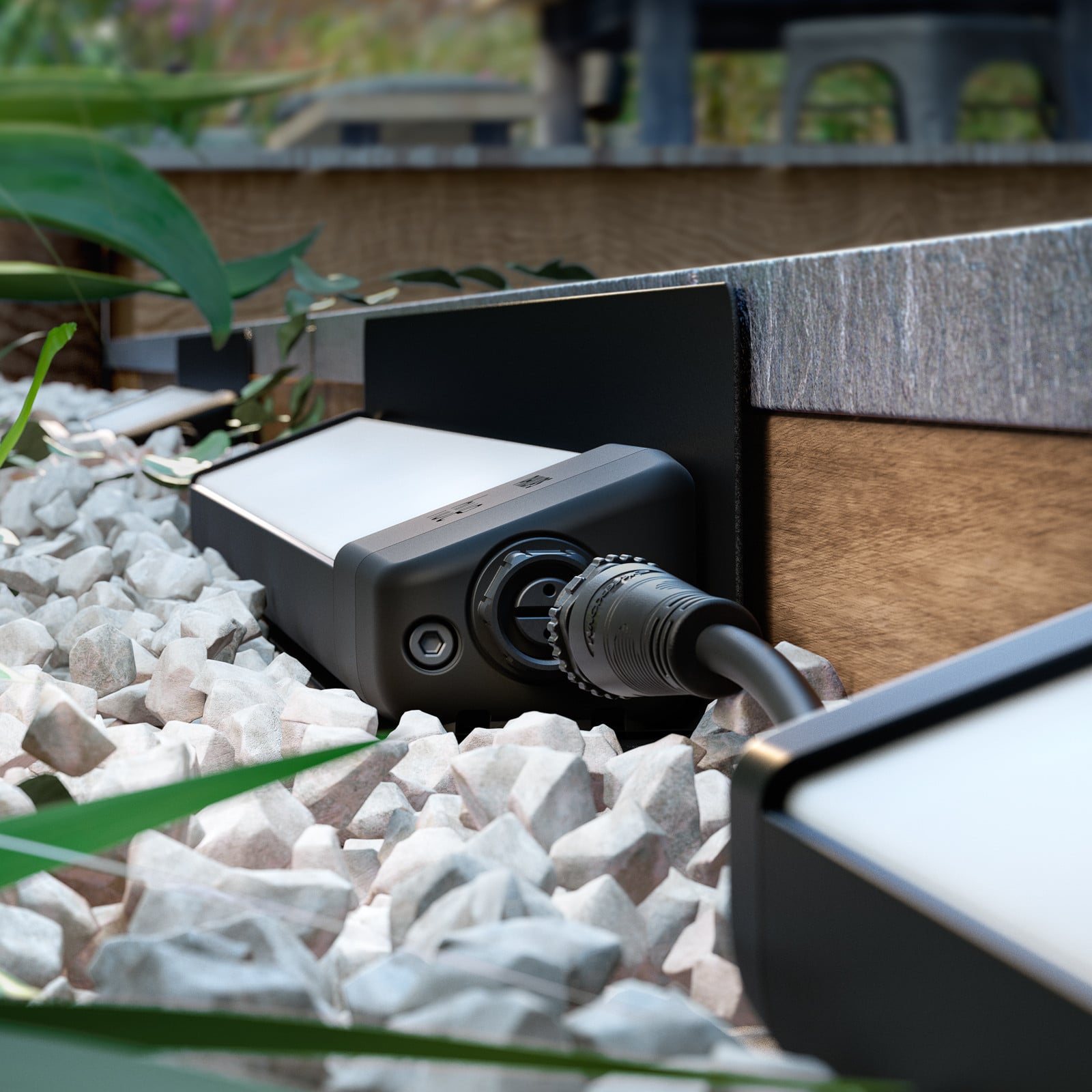 Philips Hue WACA Amarant tijă de sol 24V - modern - negru - Plastic