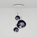 Melt Trio Round lampada LED a sospensione Smoke - Tom Dixon