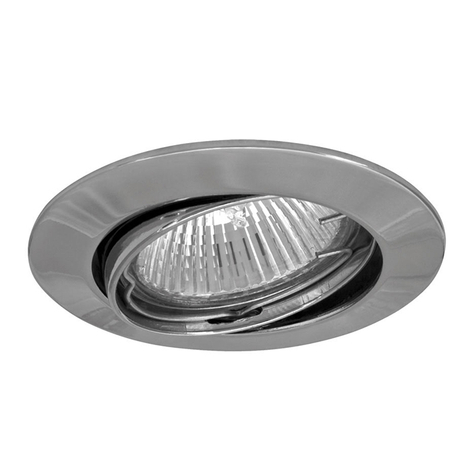 Hochvolteinbaustrahler MAL chrom