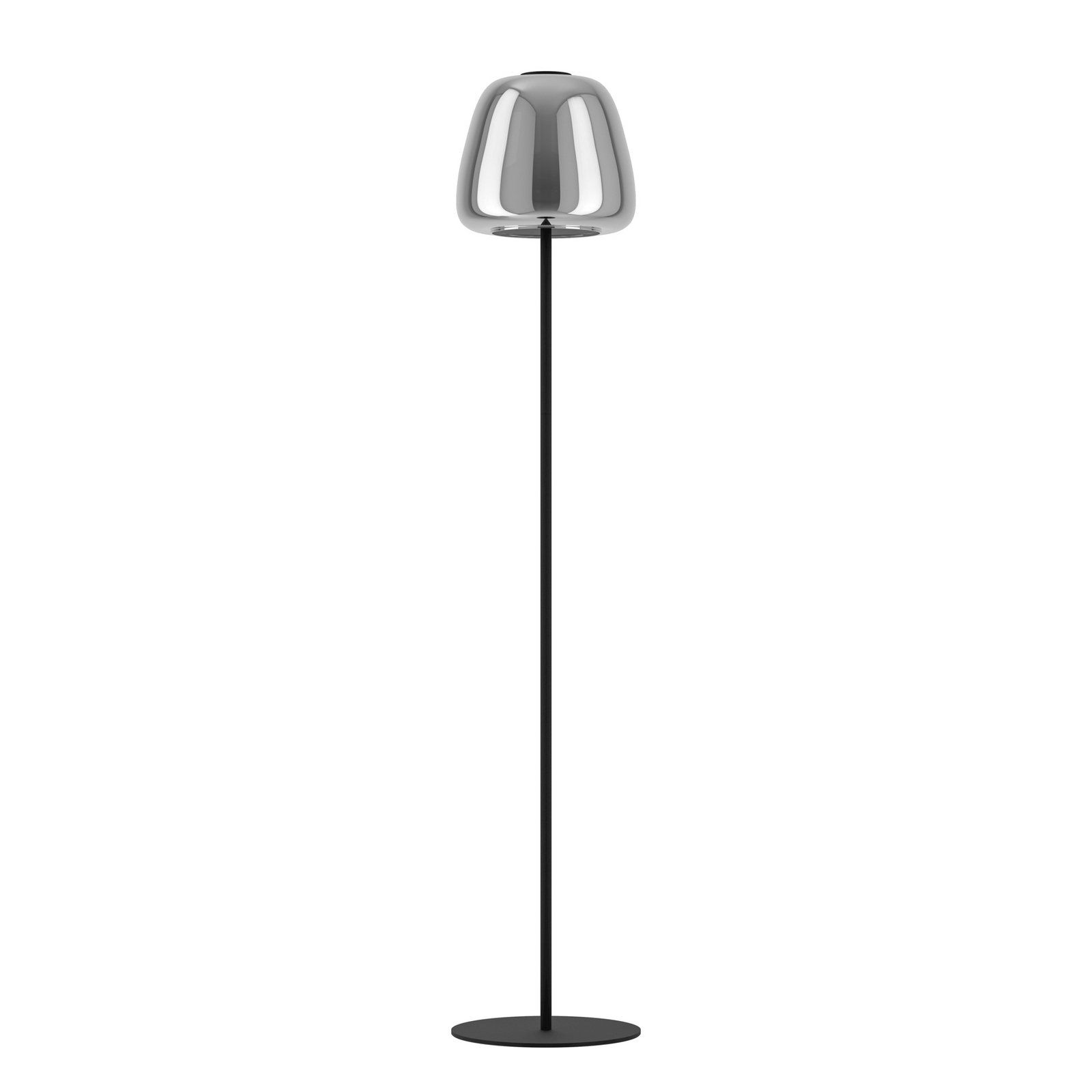 EGLO connect LED vloerlamp Alfero-Z, RGB, CCT, zwart