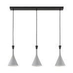 Flynn 3 Pendant Concrete - Lindby