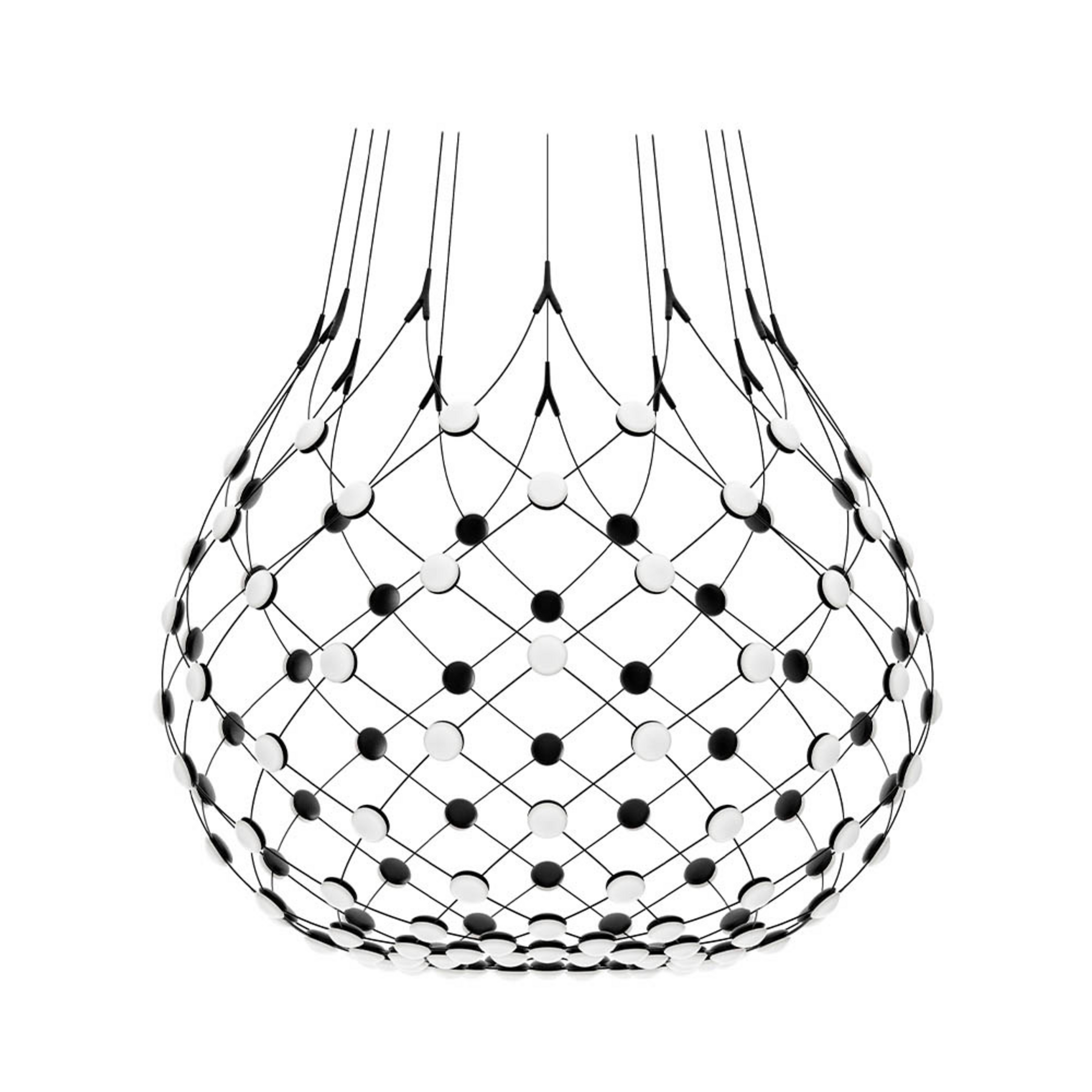 Mesh Suspension Ø100xH90 Phase 5m Black - Luceplan