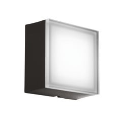 LED-ulkoseinävalaisin 1425 grafiitti 12.5 x 12.5cm