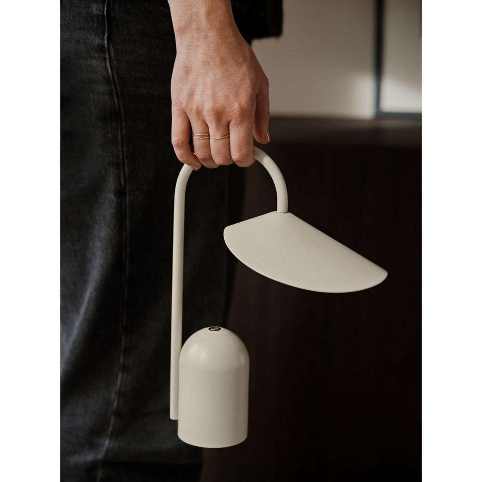 Arum Portable Table Lamp IP44 Cashmere - Ferm Living