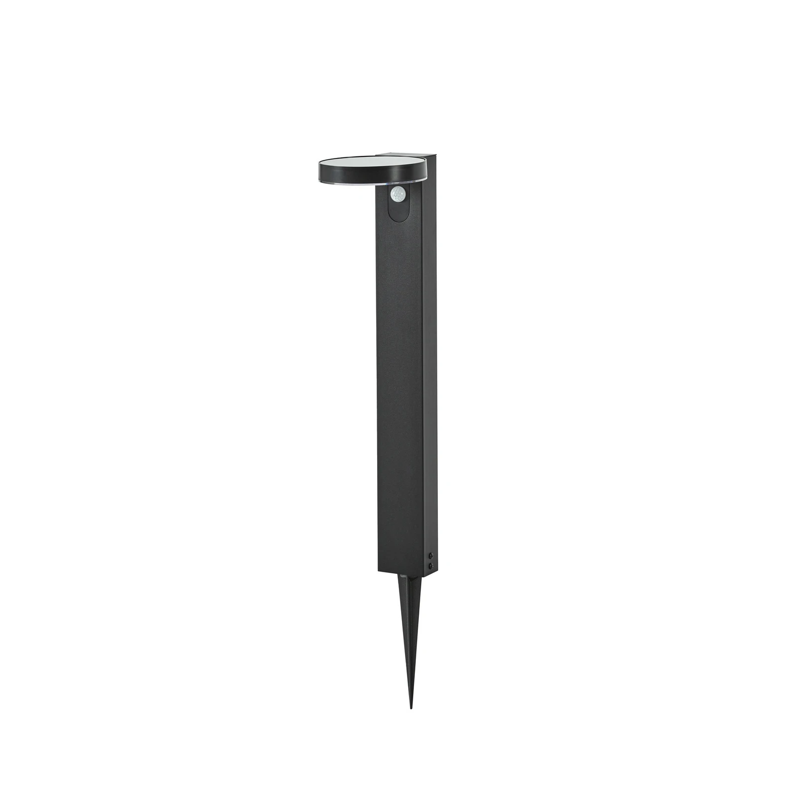 PRIOS LED-väglampa Tarlson, rund, antracit, sensor