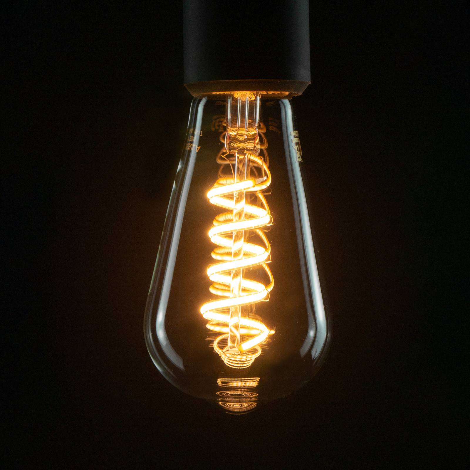 SEGULA lampadina LED rustica Curved E27 6W 1.900K