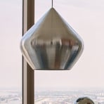 Tom Dixon LED-Hängelampe Beat Stout Unbeaten aluminiumfarben