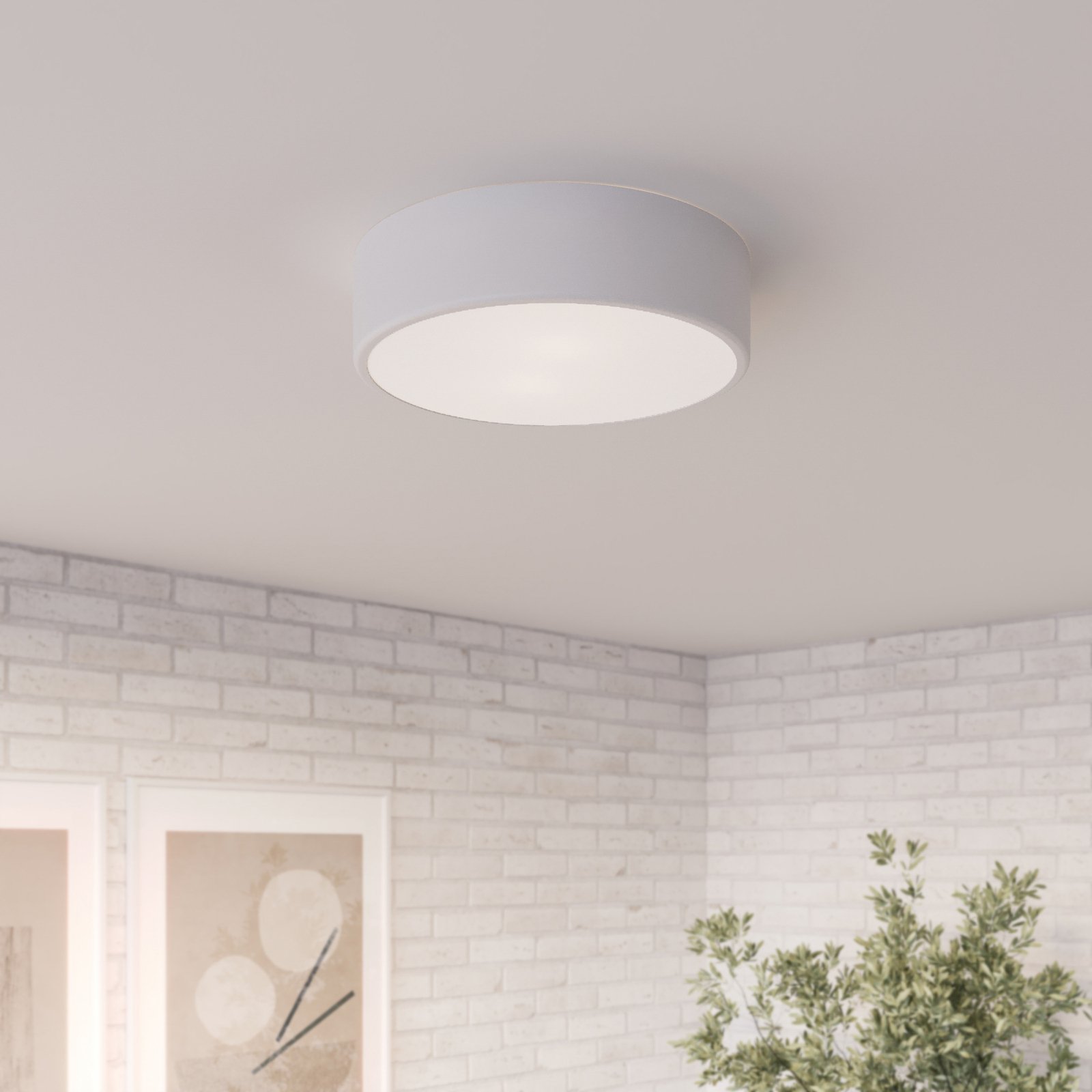 Cleo Lámpara de Techo Ø30 White - Euluna