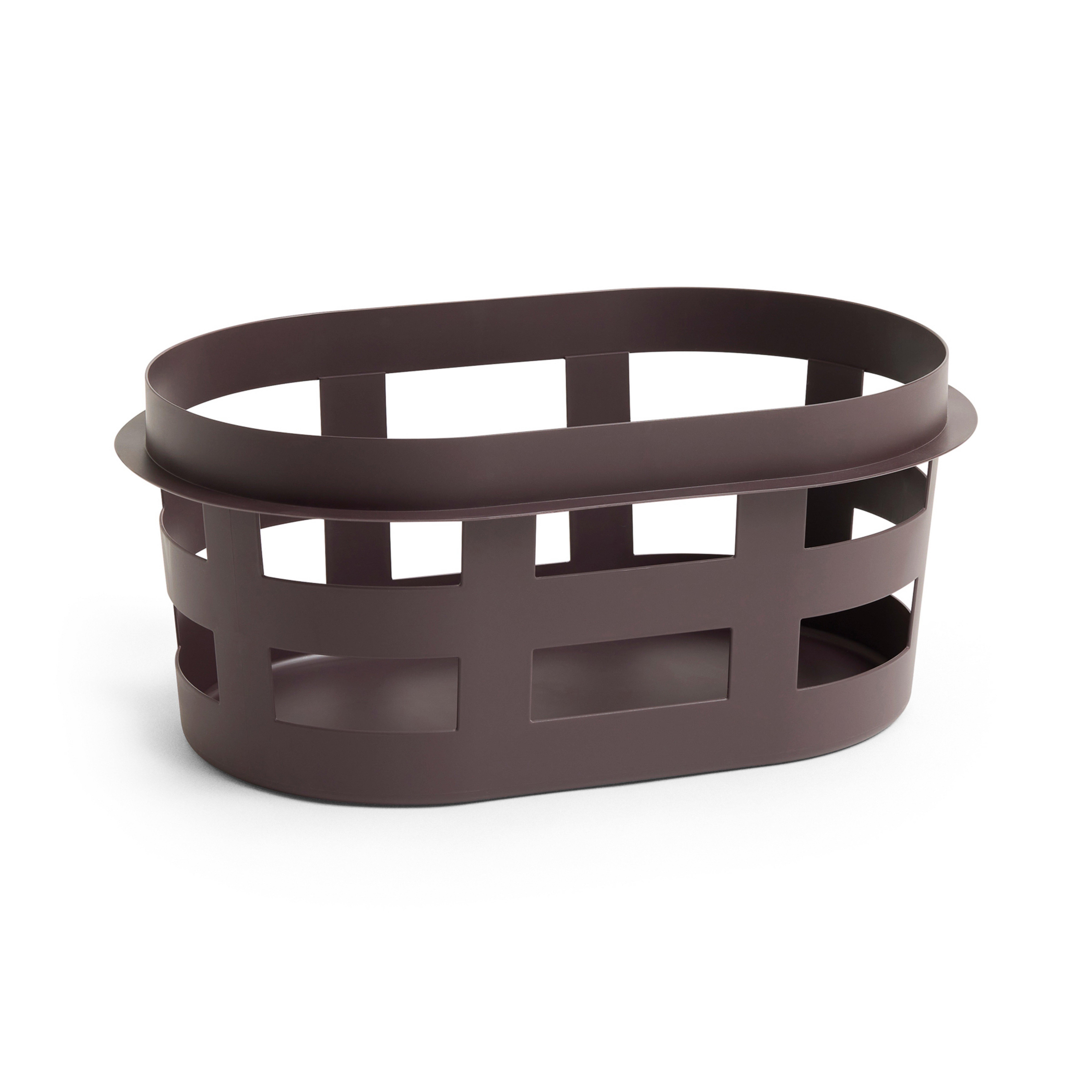 Panier de rangement rouge en plastique, longueur 57 cm - HAY
