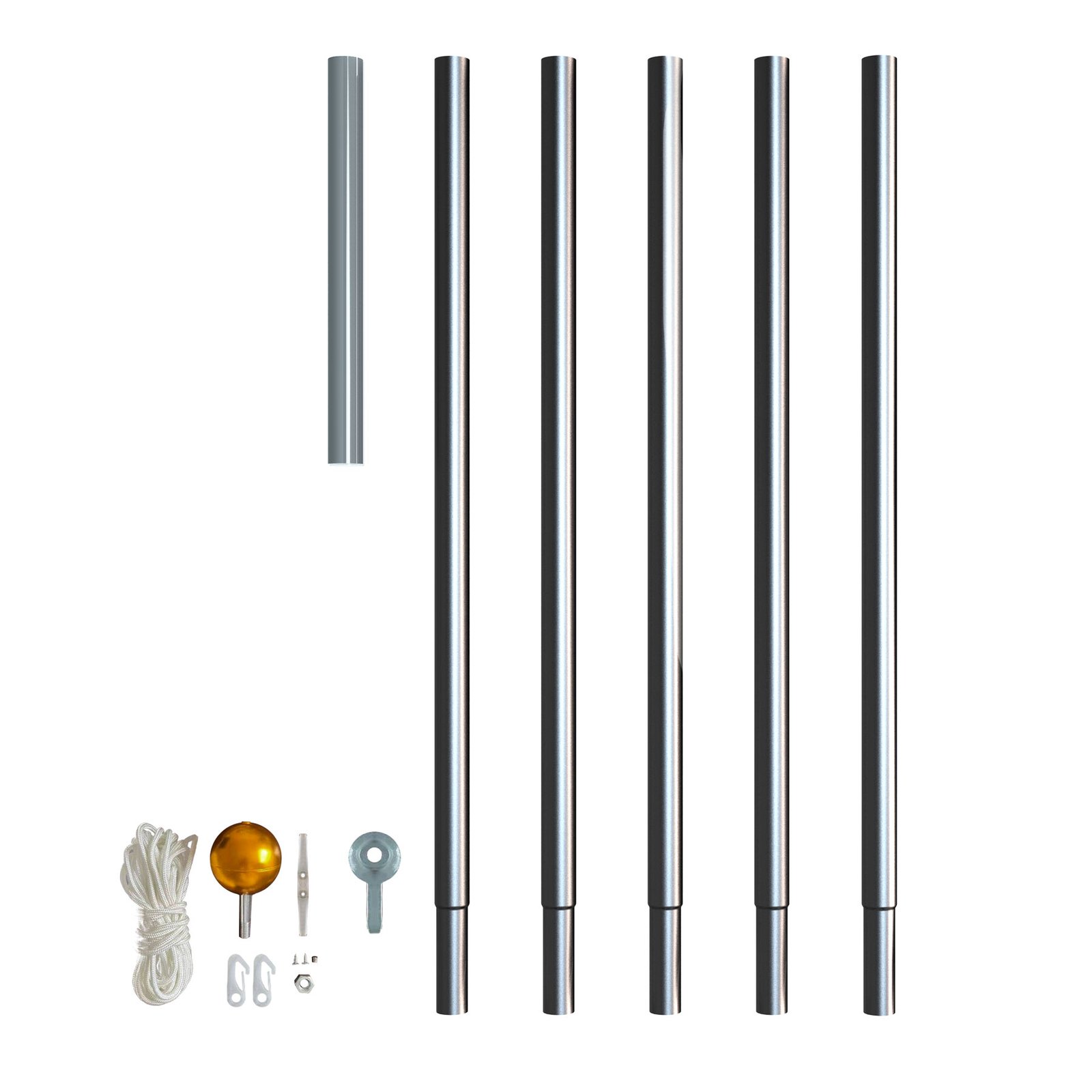 Twinkly Flagpole Set for Light Tree 600cm
