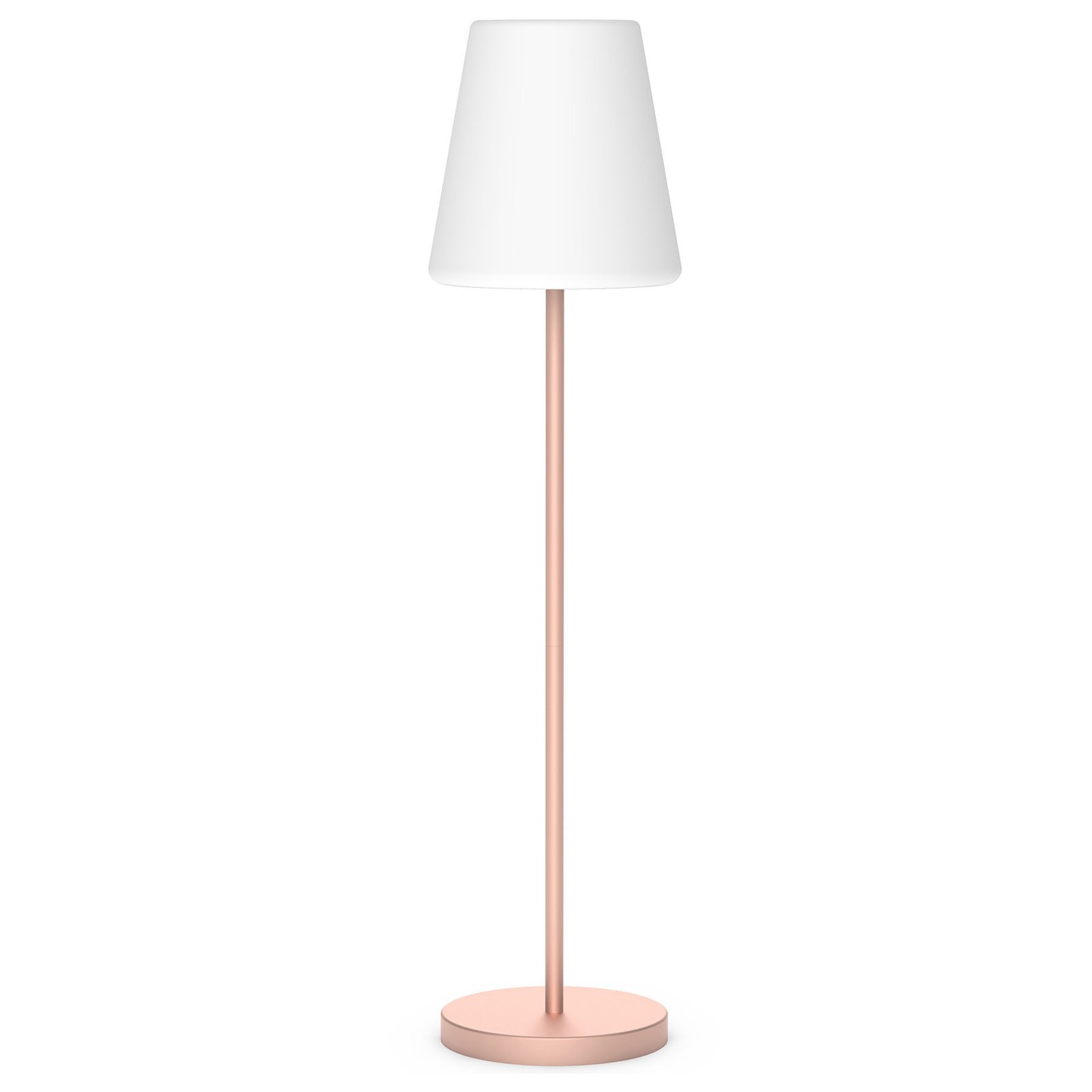 Lola Slim 180, lampada da terra solare oro rosa di Newgarden