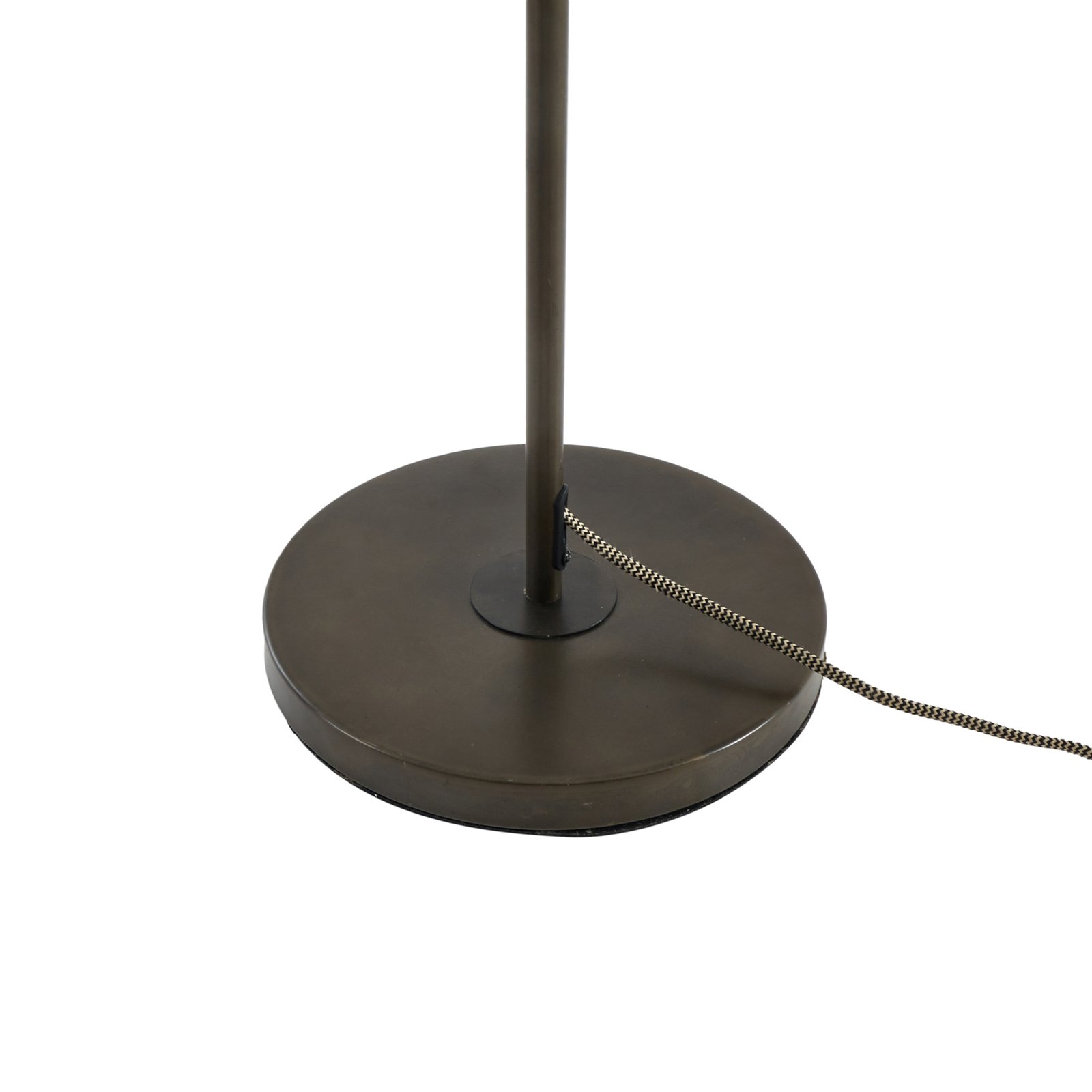 Lucande Arinthea floor lamp, 2-bulb, black, steel, E14