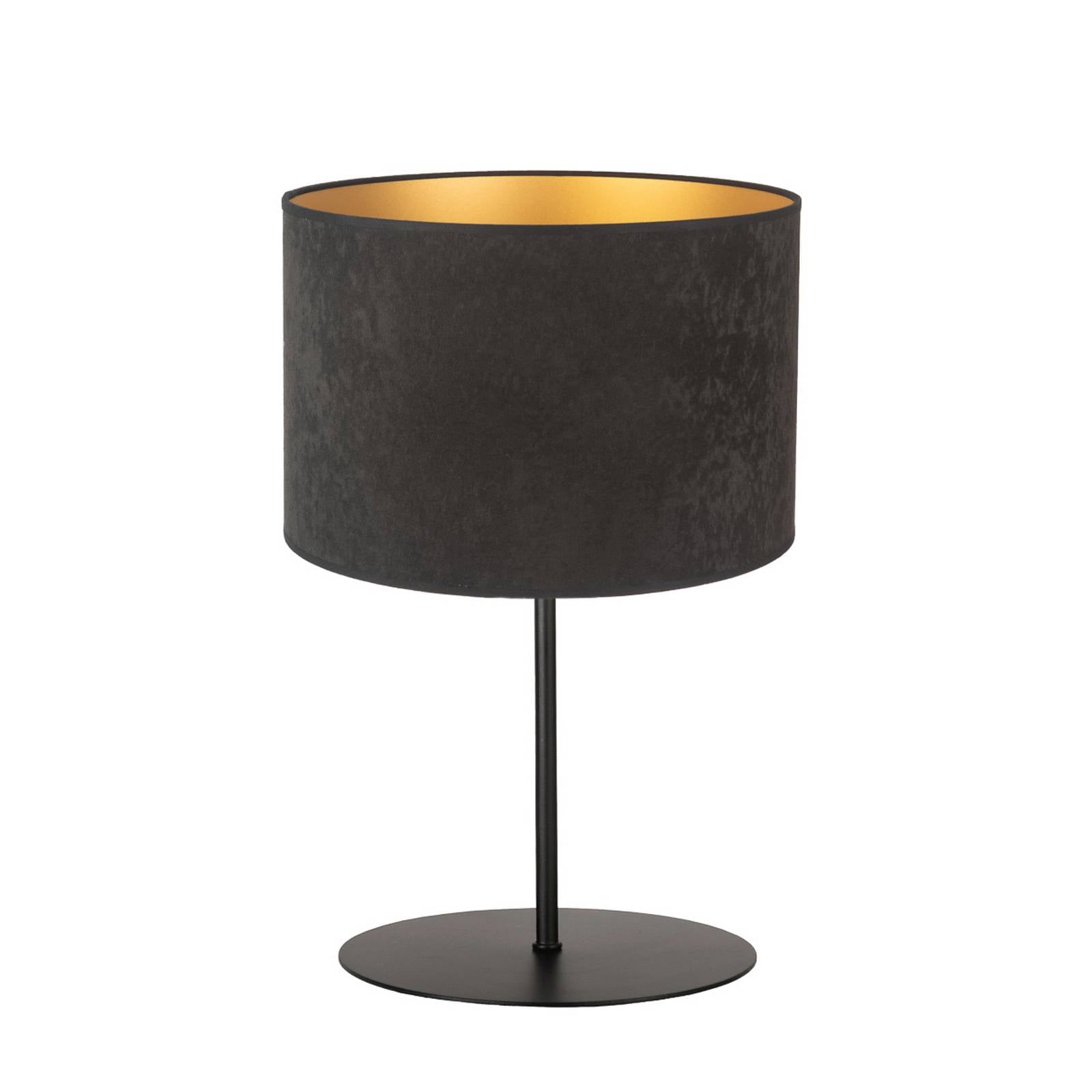 Euluna Golden Roller Tisch Höhe 30cm schwarz/gold