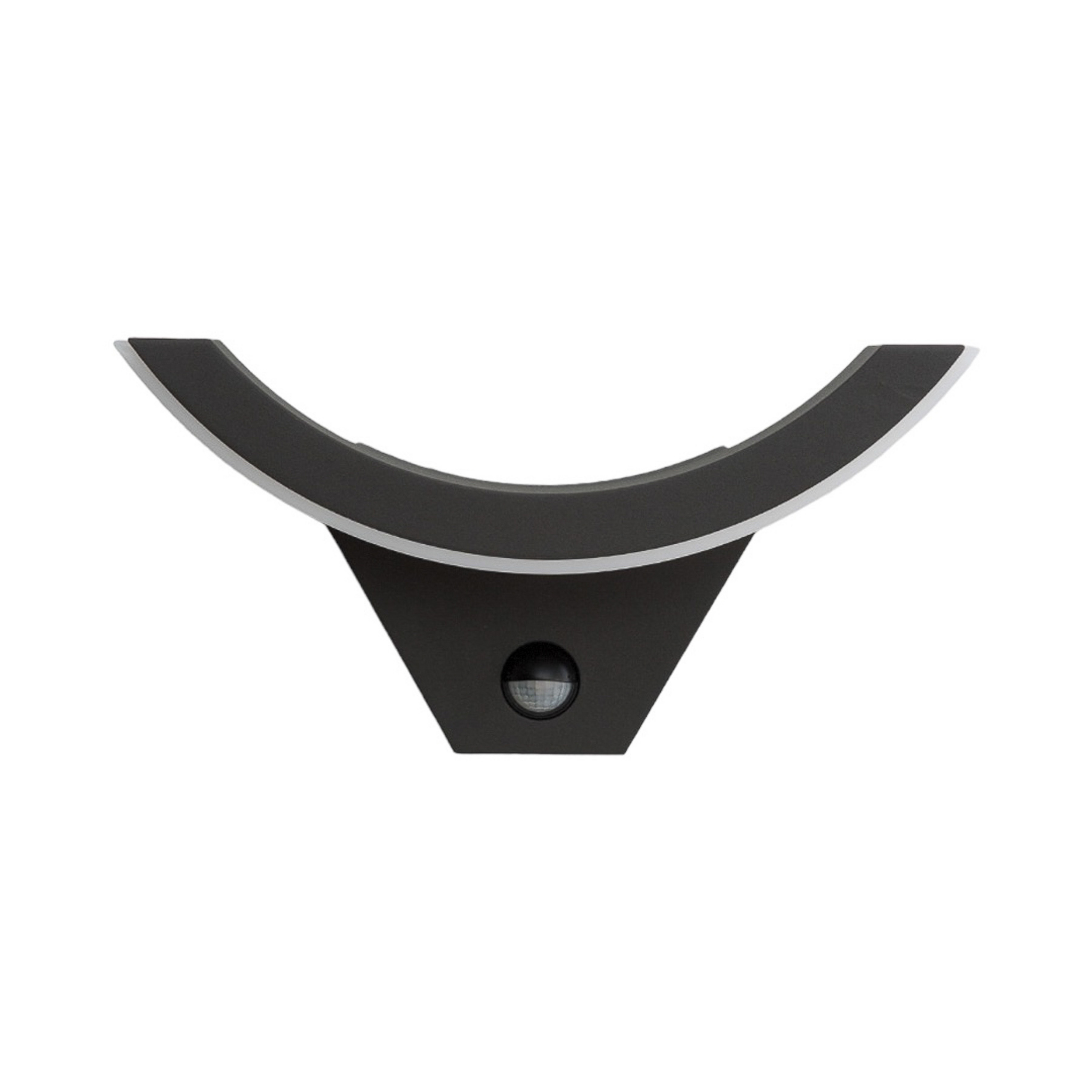 Half Udendørs Væglampe w/Sensor Graphite - Lucande