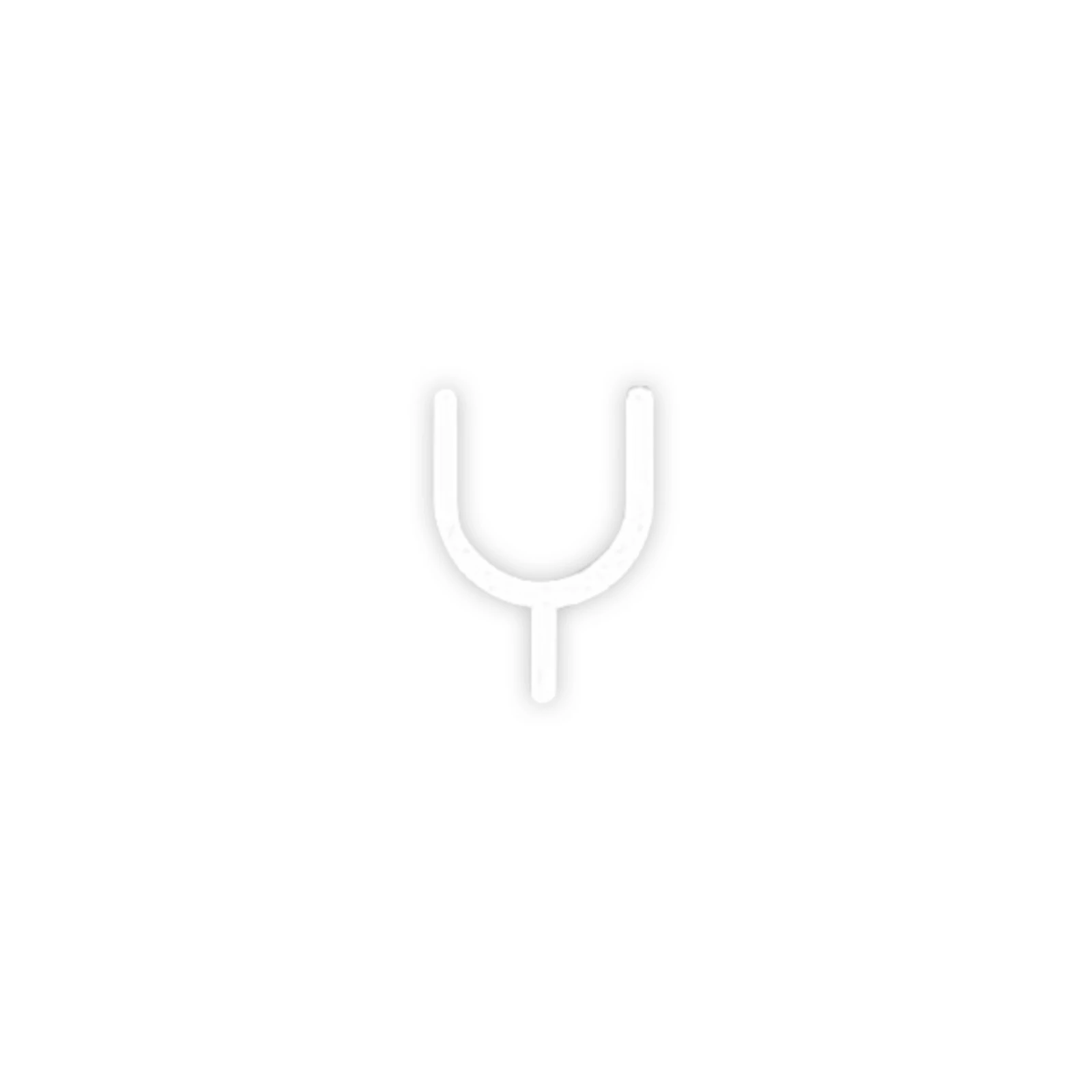 Artemide Alfabeto della Luce parete lettera maiuscola Y