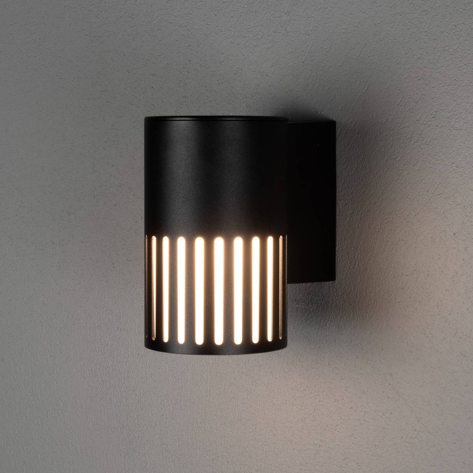 Kinkiet zewnętrzny Pistoia, czarna, wysokość 17 cm, metal, IP54