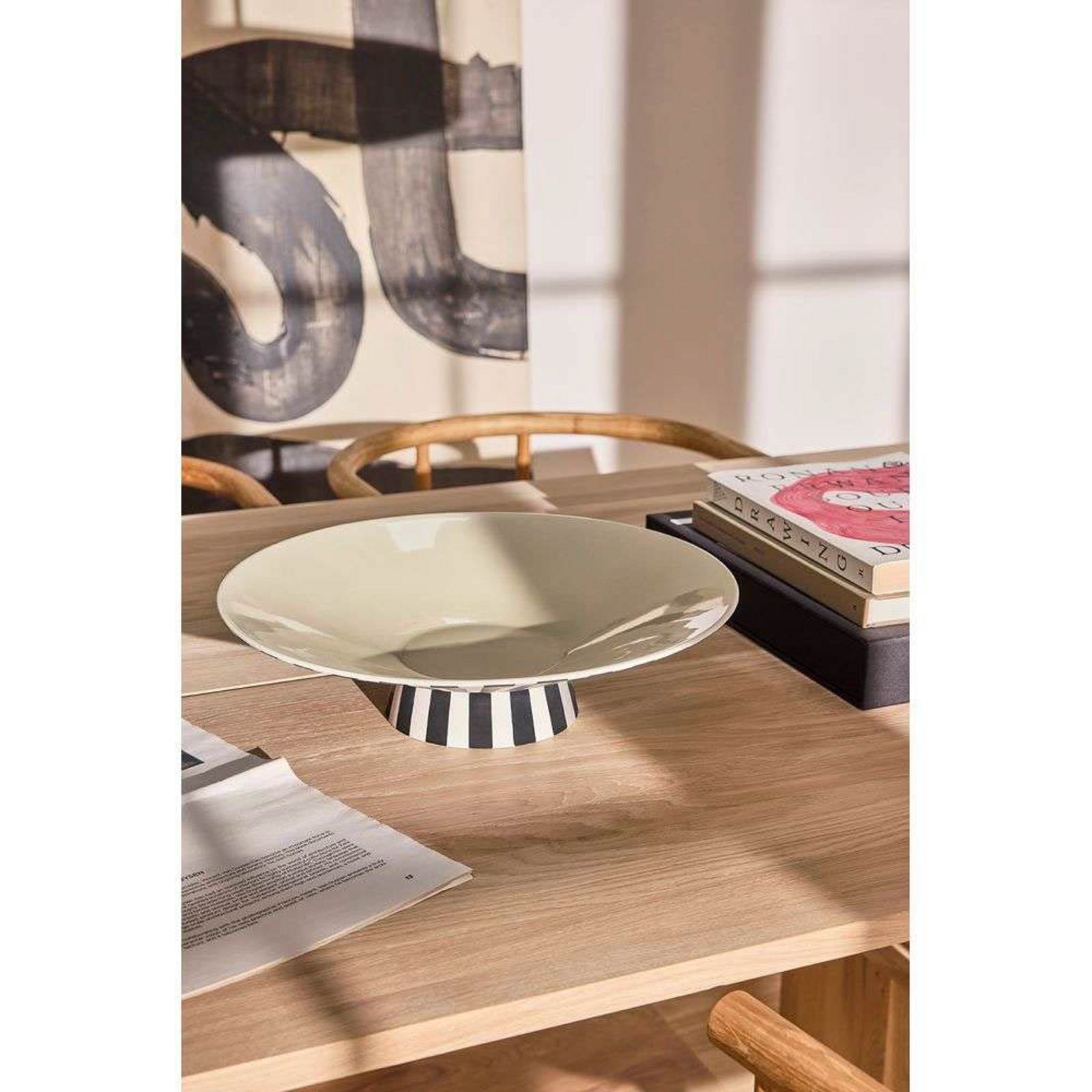 Toppu Centerpiece Gericht Low Vanilla/Black/White - OYOY Living Design