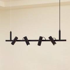 Lucande-riippuvalaisin Lysias, musta, metalli, pituus 120cm