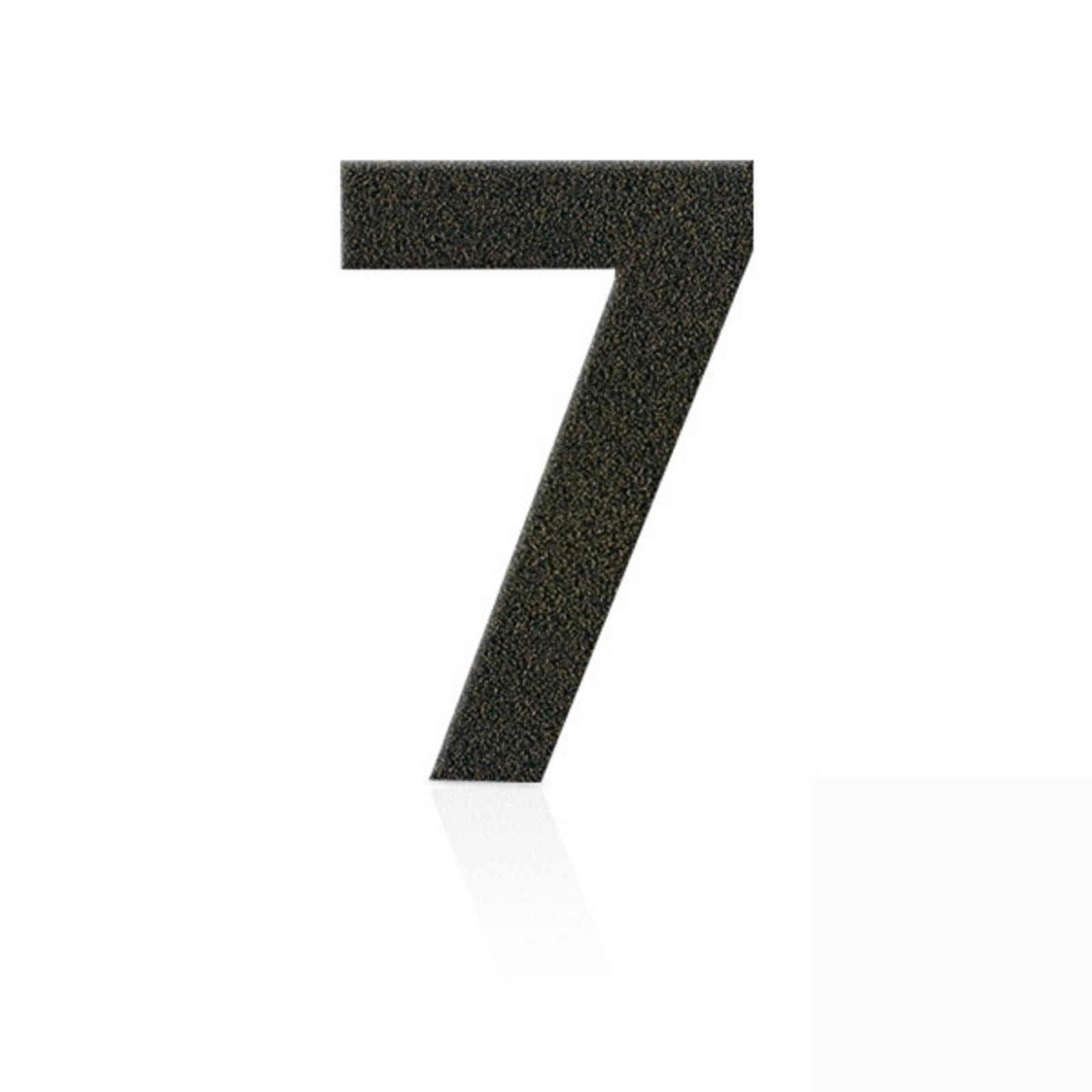 Heibi Stainless steel numbers figure 7, mocha brown, Powder-coated stainless steel, W: 8.5 cm, H: 12 cm