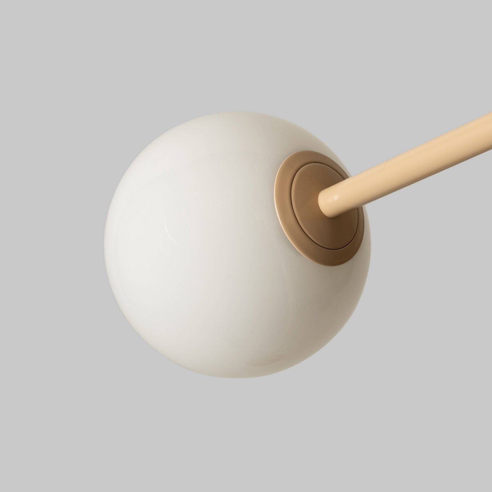 IT'S ABOUT ROMI hanging light Copenhagen, beige, glass, rotatable