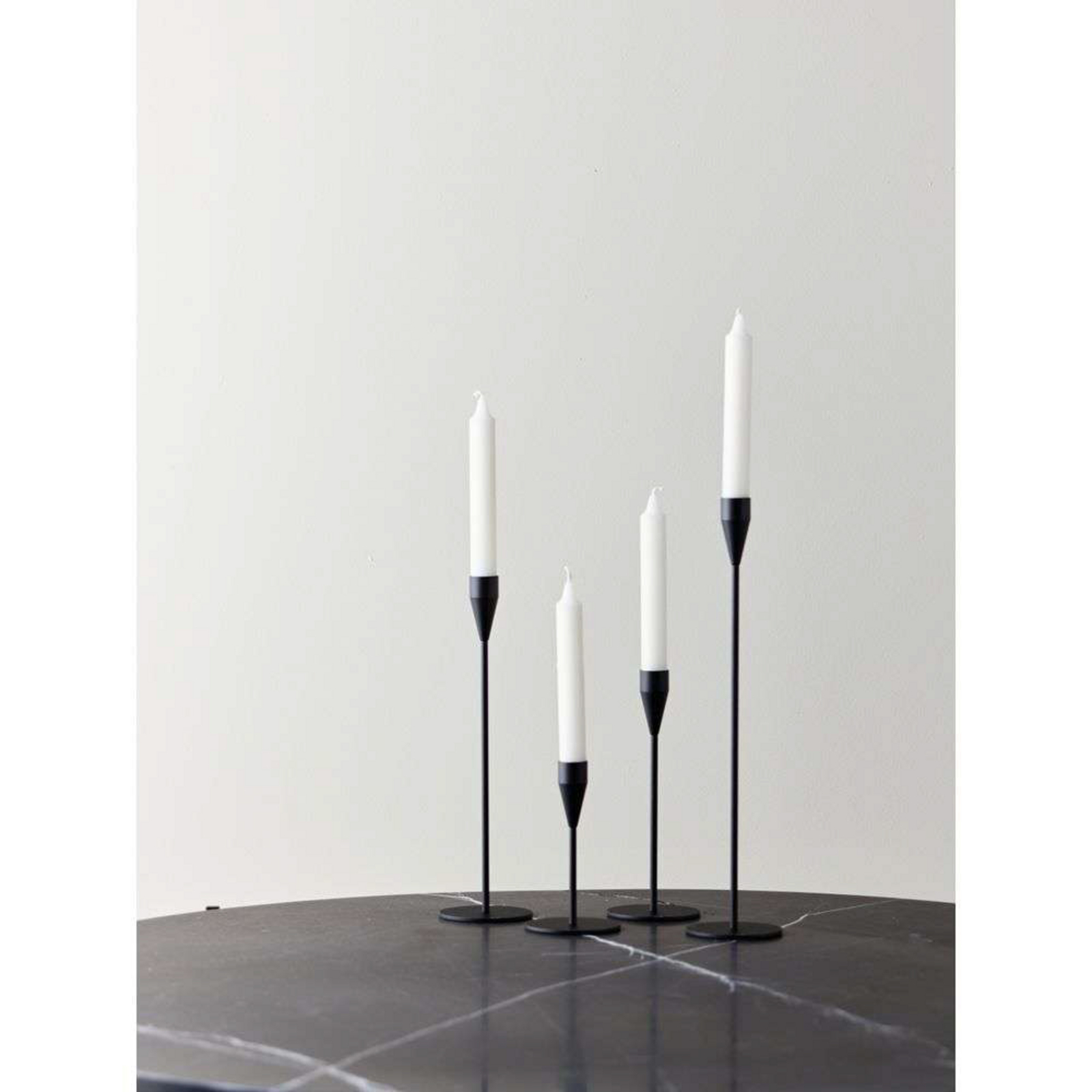 Venus Candle Holder H21 Black - Piet Hein