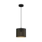 Hanglamp Jovin 1-lamp Ø 18cm, zwart/goud