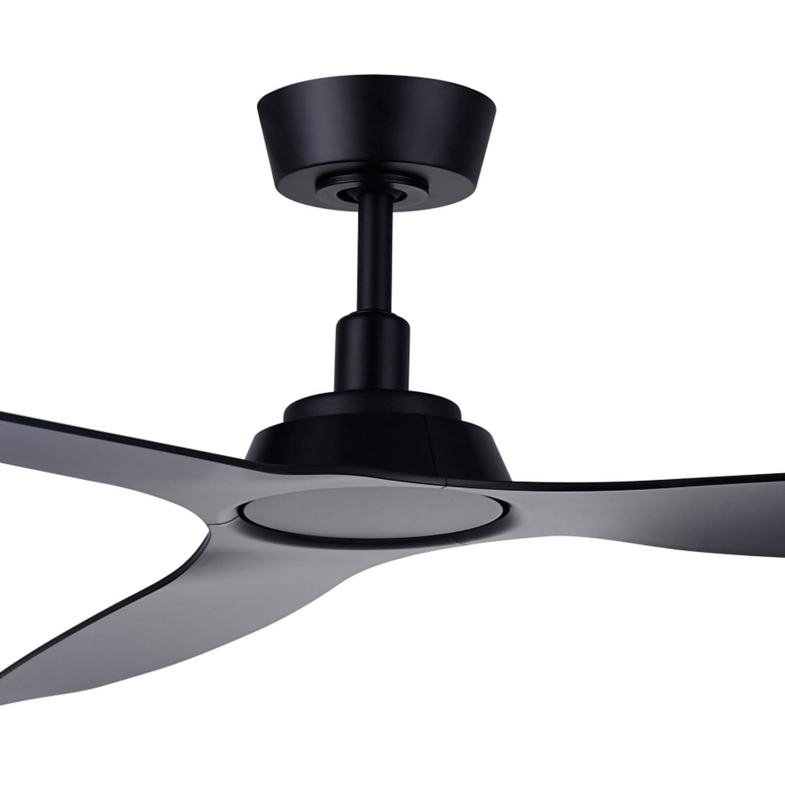 Moto Deckenventilator, schwarz, Ø 132 cm, leise - Beacon