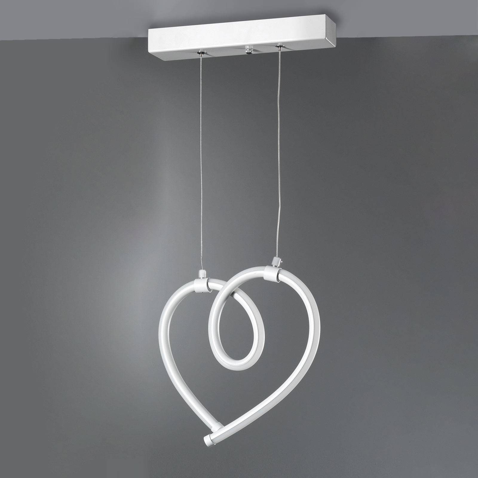 Suspension LED Cuoricini avec un cœur, 26cm