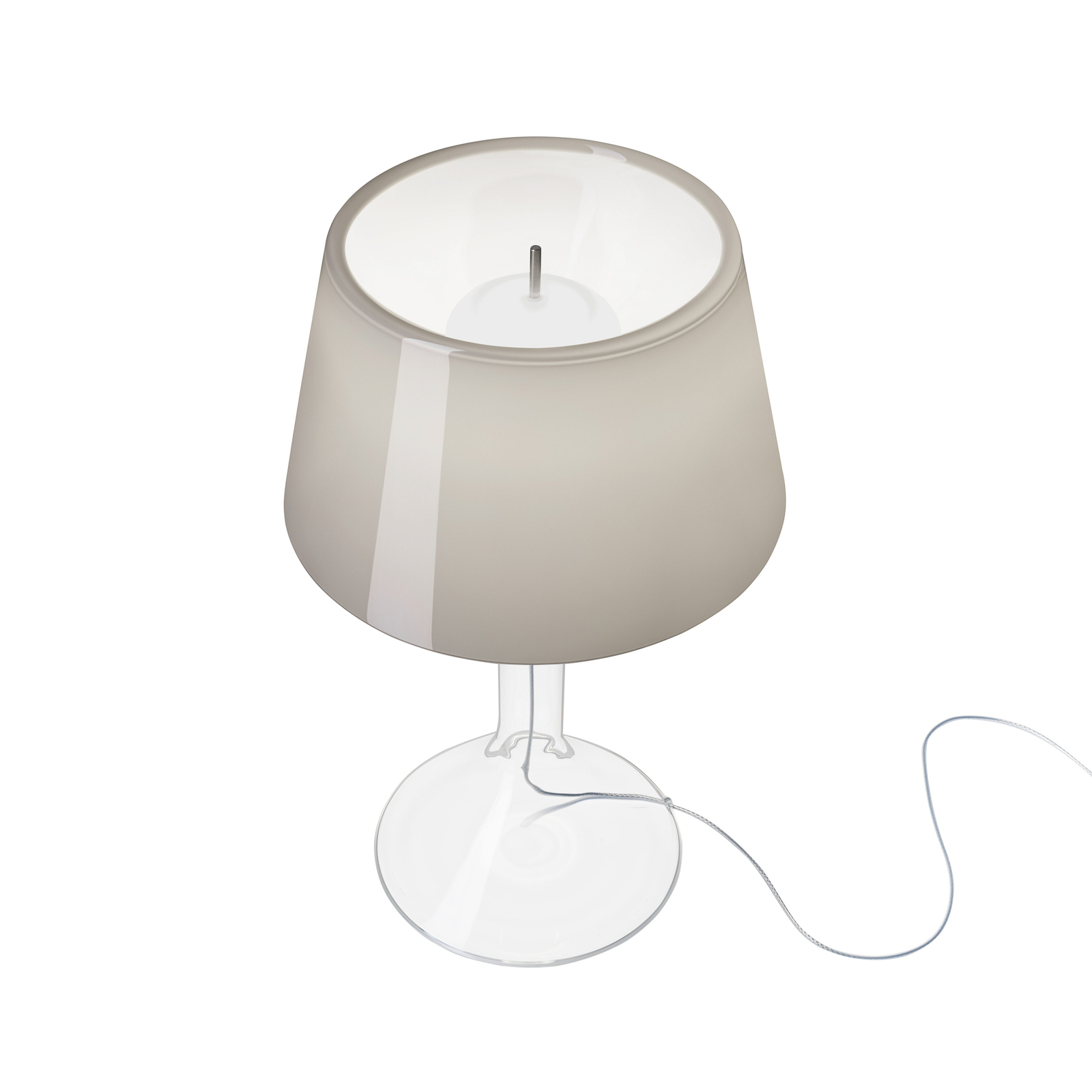 Foscarini LED table lamp Chapeaux V, grey