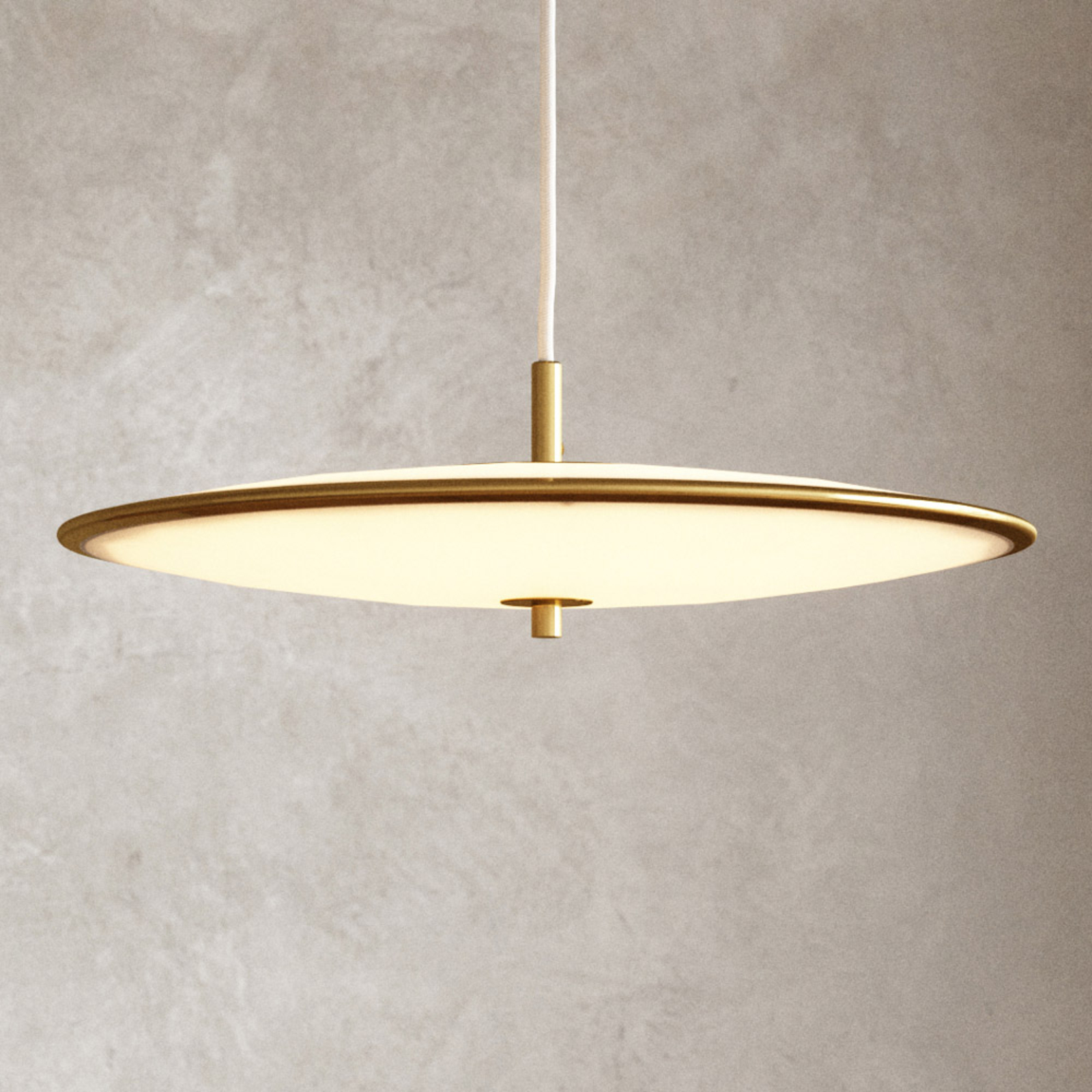 Blanche LED hanging light, dimmable, Ø 42 cm