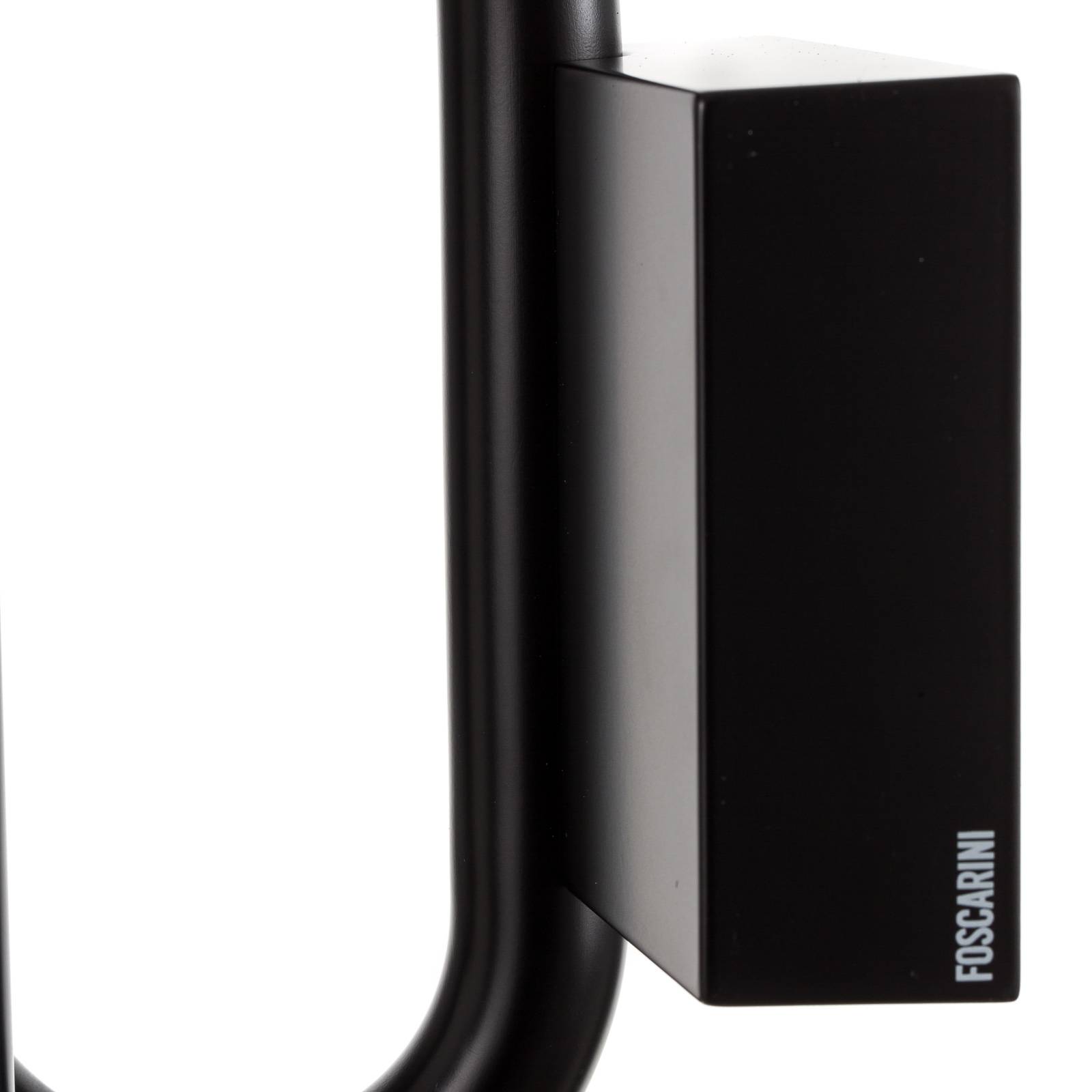 Foscarini Tobia kinkiet LED czarny