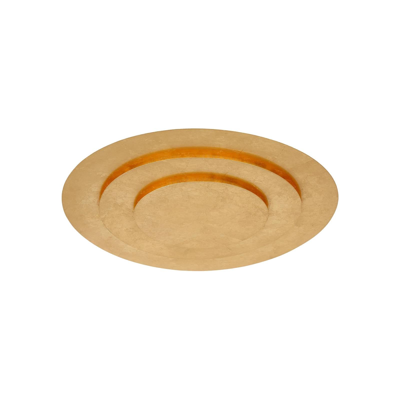 LED-Deckenleuchte Heda, Ø 49 cm, goldfarben, Metall