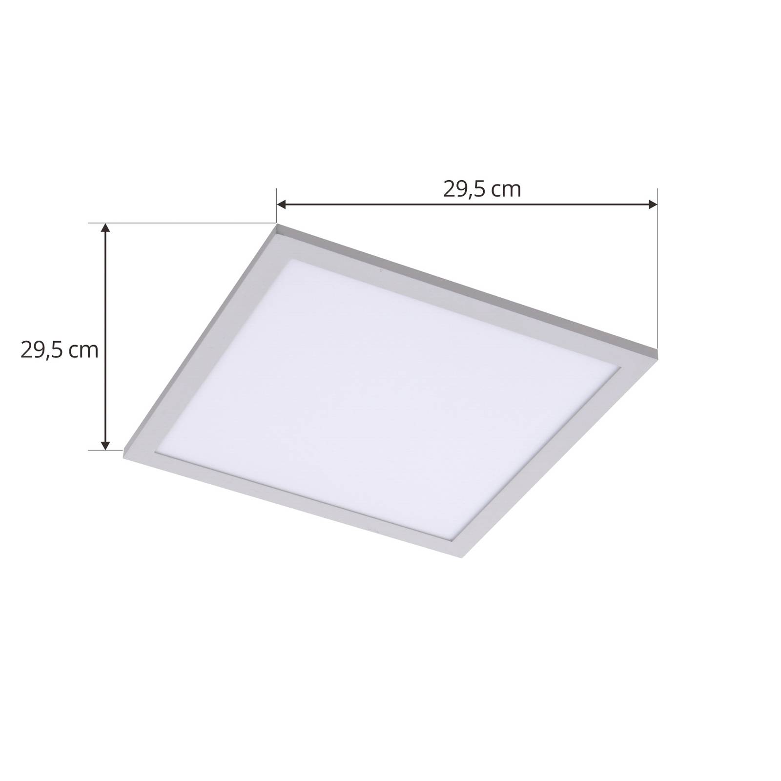 Panel LED Enhife, biały, 29,5 x 29,5 cm, aluminium