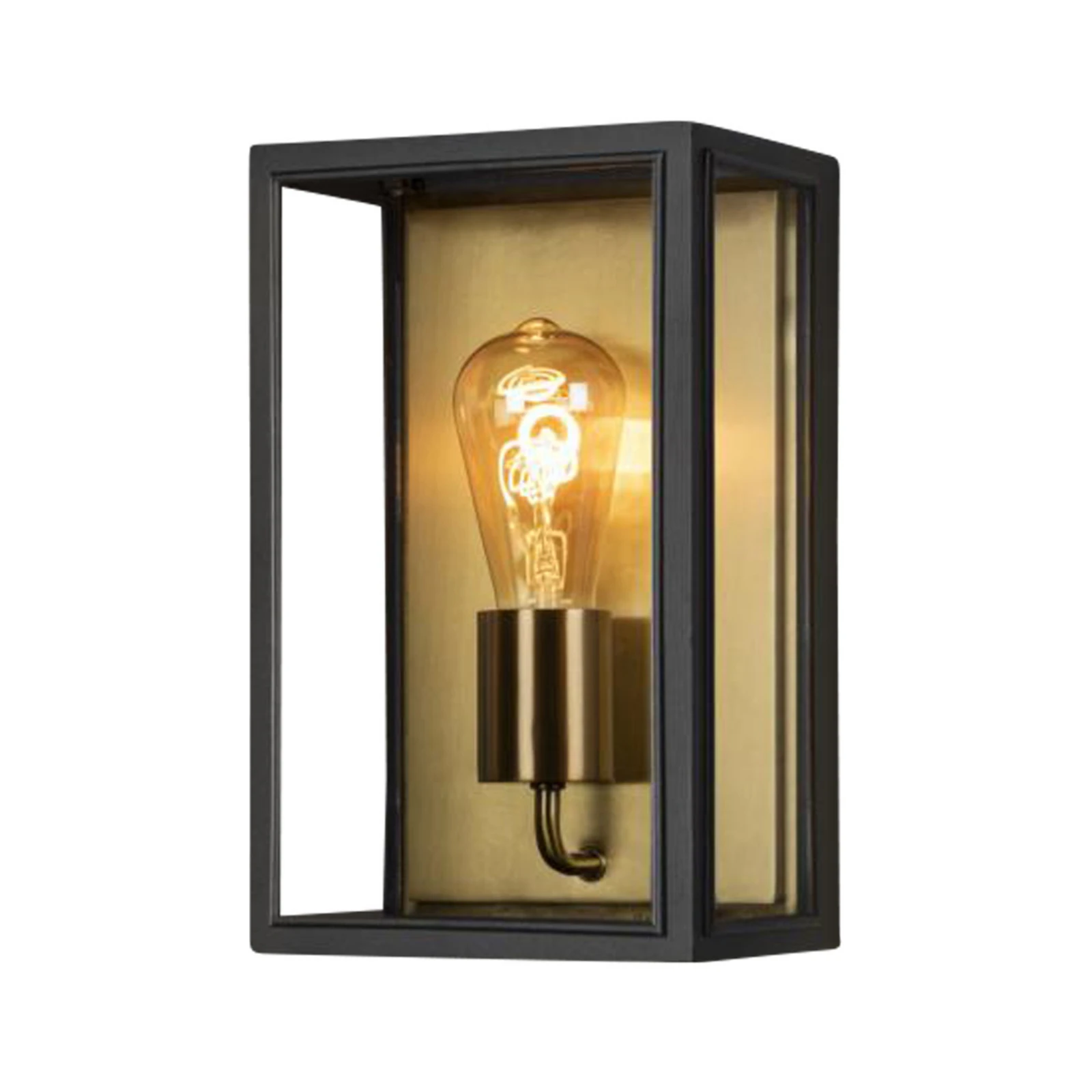 Carpi vanjska zidna lampa crna širina 18cm