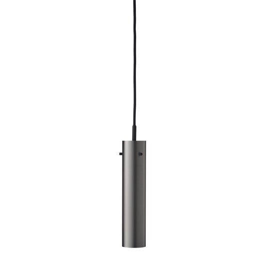 FM2014 hengelampe, stål, polert, høyde 24 cm - FRANDSEN