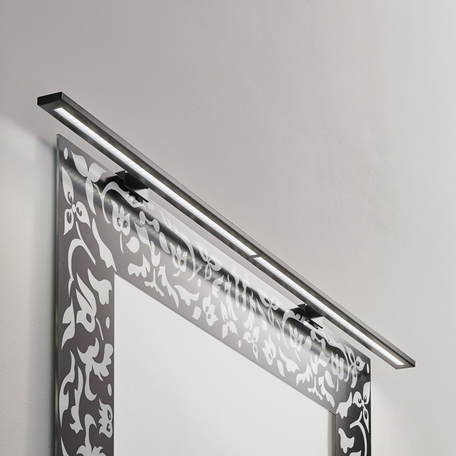Espelho LED mirror light for bathrooms, 80 cm, black