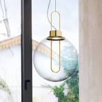 Modo Luce Orb lampa wisząca LED, mosiądz, Ø 40 cm