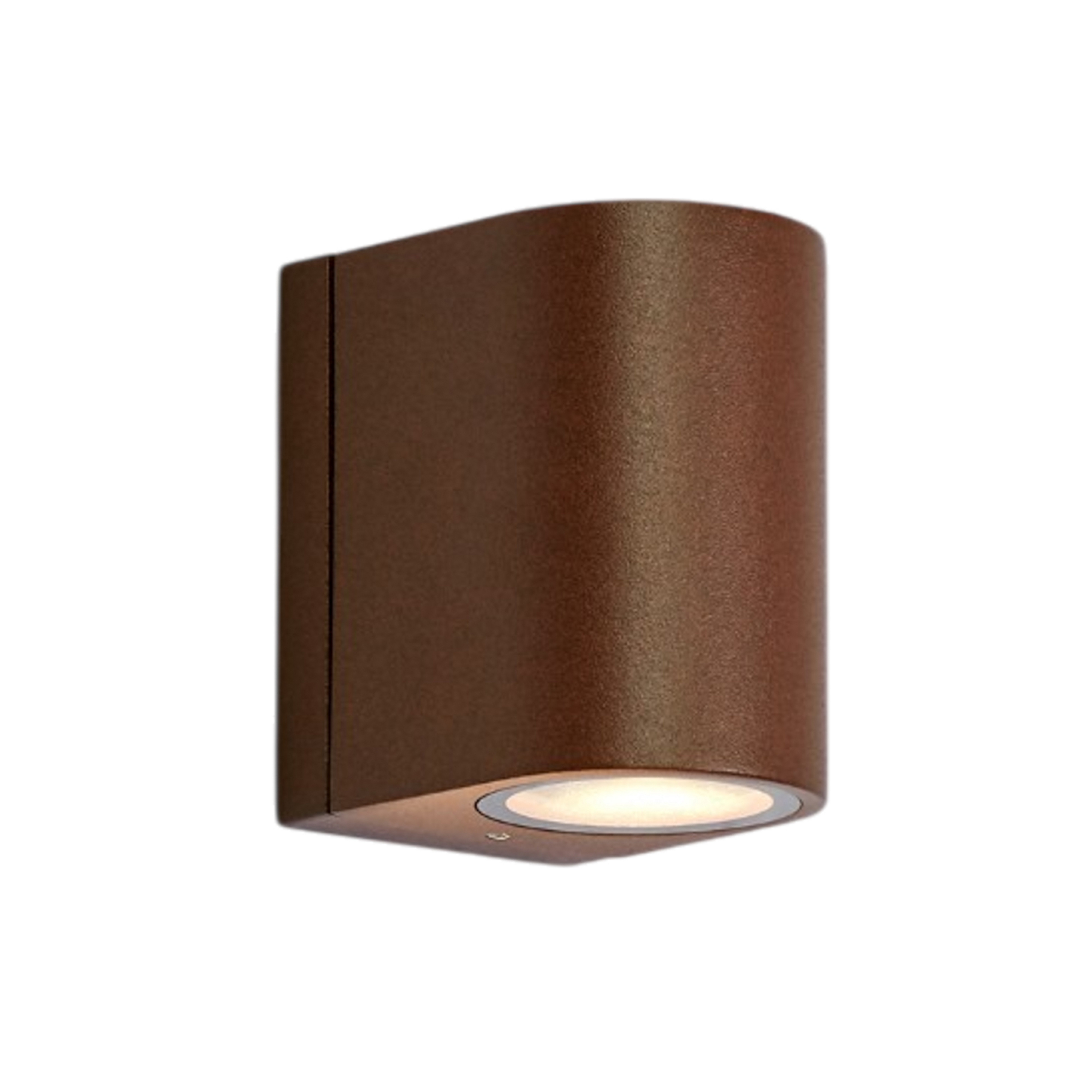 Alor LED-Außenwandlampe, braun, 1-flg., IP65, dimmbar - Markslöjd