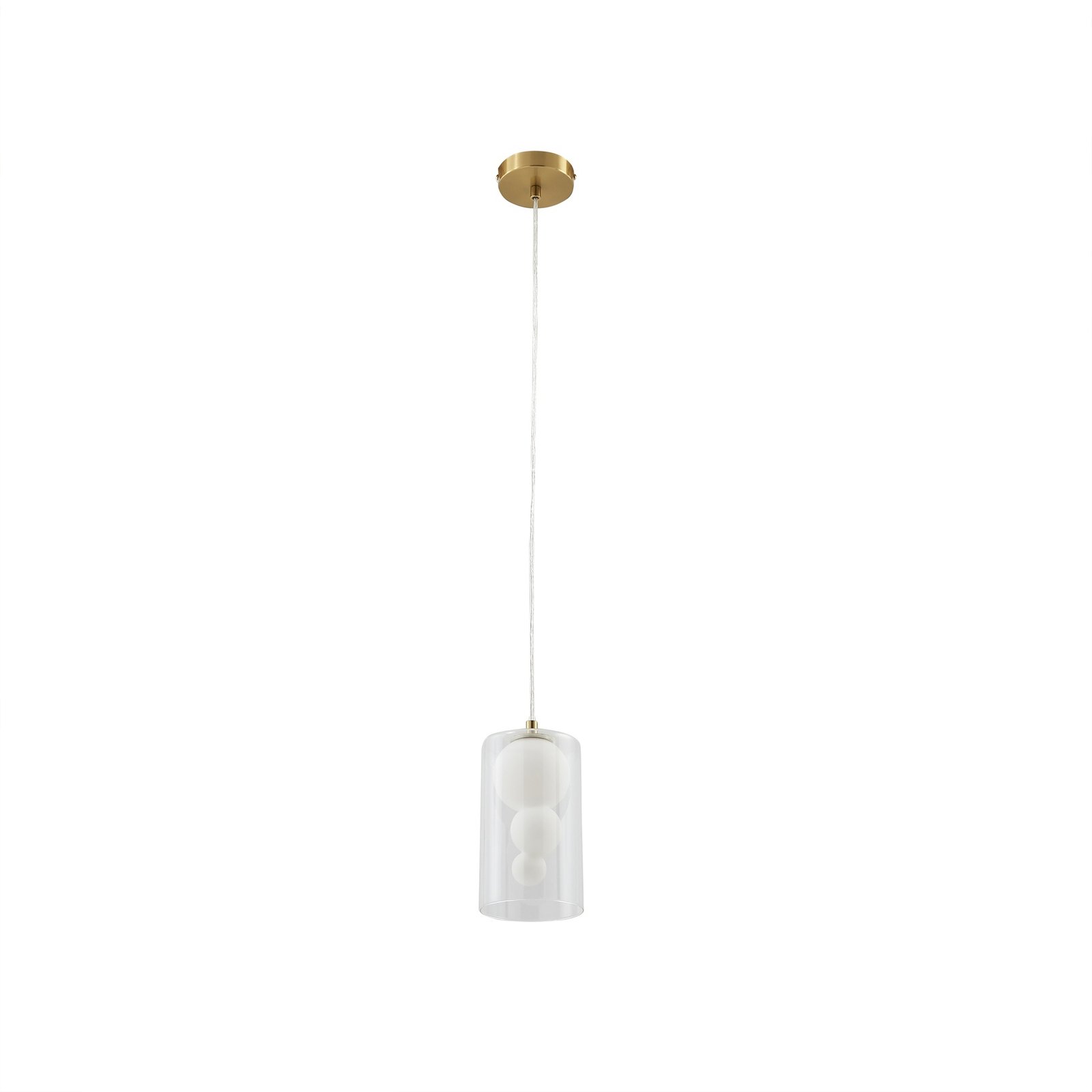 Kupla Pendel Opal/Klar - Lindby