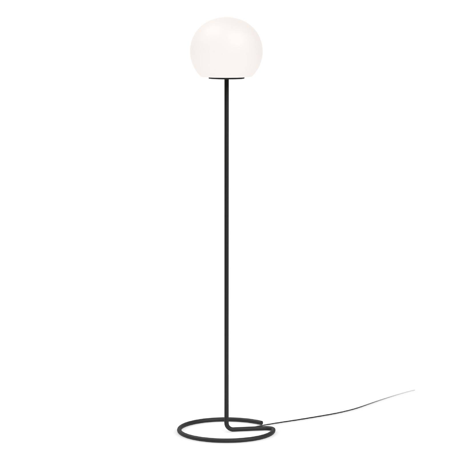 Wever & Ducré Lighting Dro Vloerlamp voor woonkamer / eettafel - modern - zwart - Glas - staande lamp - dimbaar